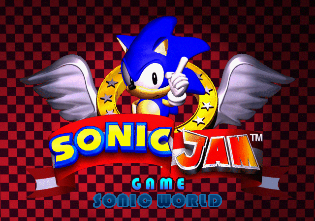 Sonic Jam Title Screen